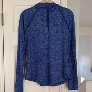 Women’s Under Armour Heathered Blue Performance Hoodie